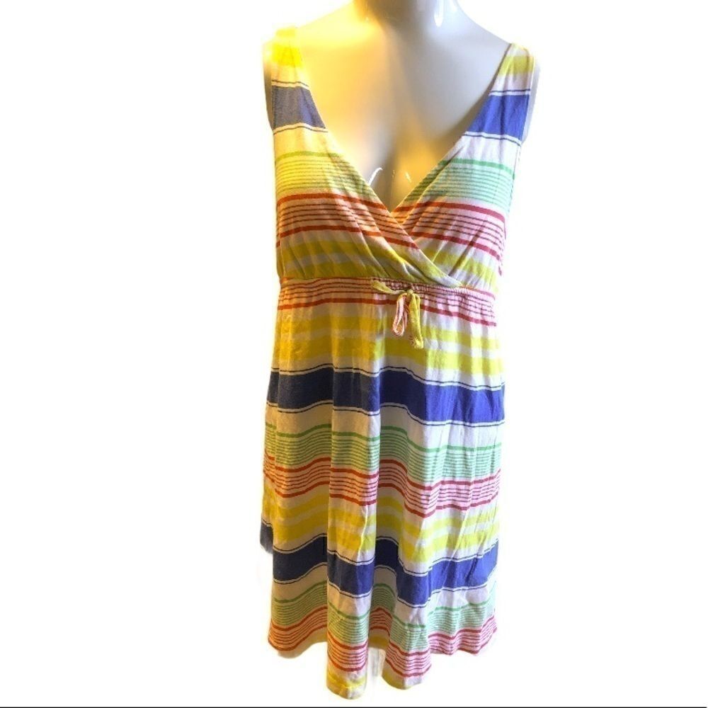 Size 8 striped sun dress by H&M divided